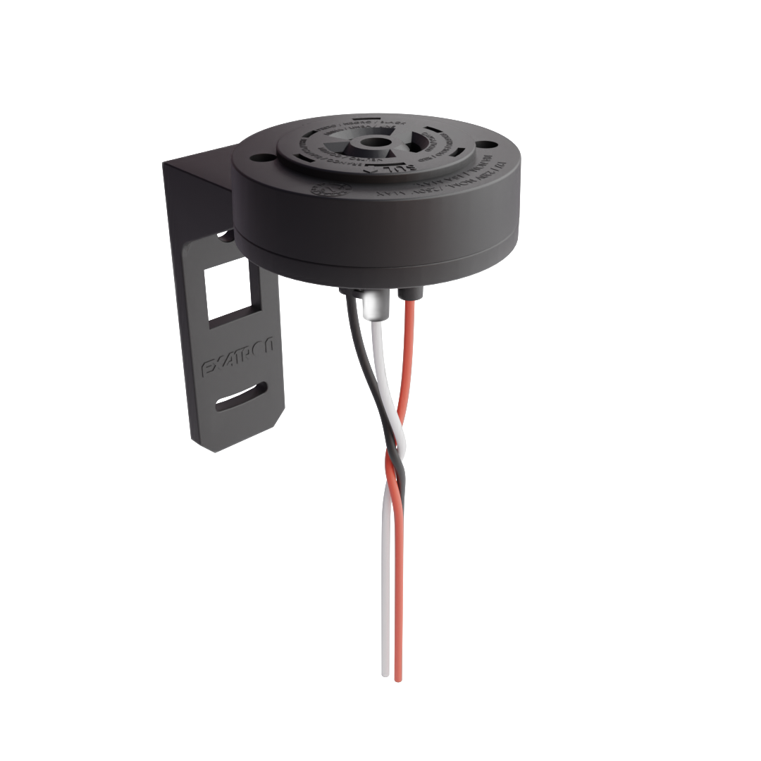 Tomada giratoria baixa para rele l plastico (pp)